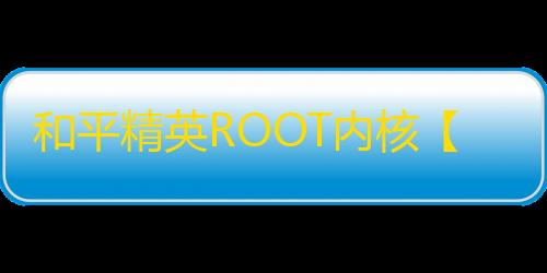 和平精英ROOT内核【Max内核】外挂